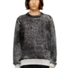 k-laurent Pull avec imprimé inversé délavé