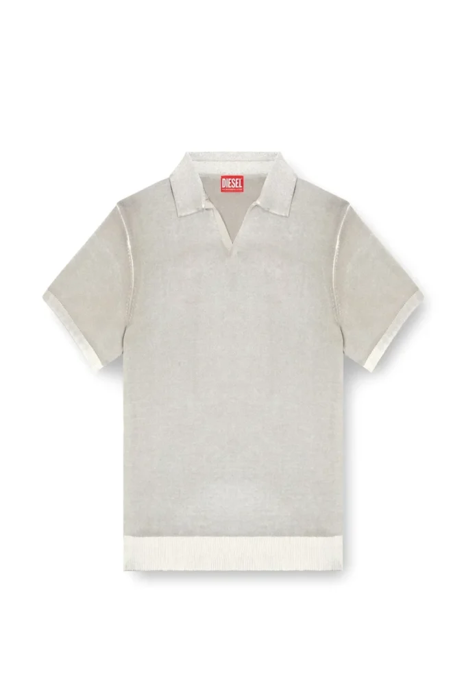 k-lorenzo-ss Pull polo à manches courtes et imprimé inversé