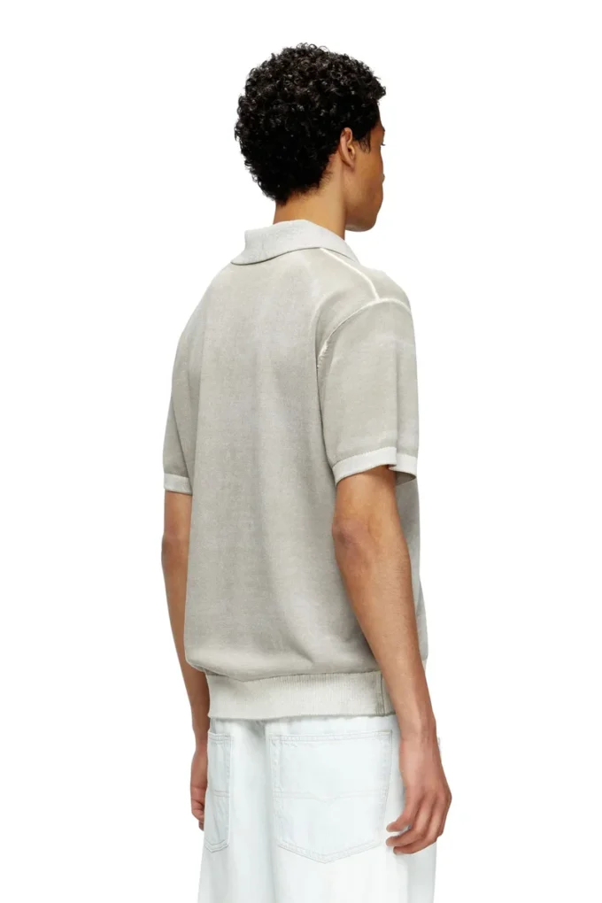 k-lorenzo-ss Pull polo à manches courtes et imprimé inversé