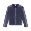k-matty Cardigan zippé avec empiècements contrastés