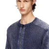 k-matty Cardigan zippé avec empiècements contrastés