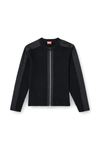 k-matty Cardigan zippé avec empiècements utilitaires