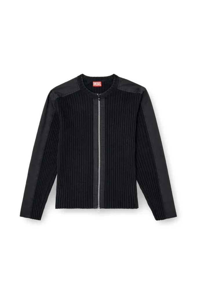 k-matty Cardigan zippé avec empiècements utilitaires