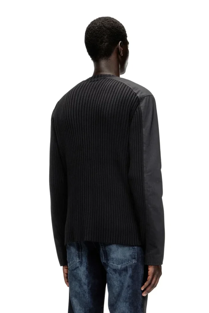k-matty Cardigan zippé avec empiècements utilitaires