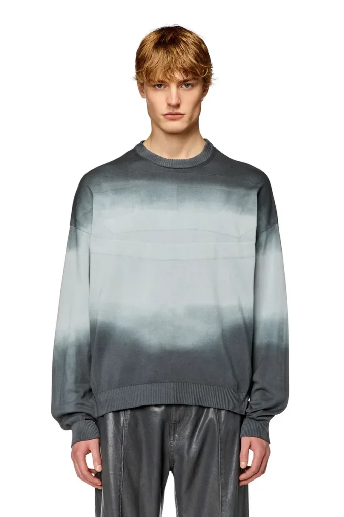 k-nevil Pull dégradé avec logo oversize