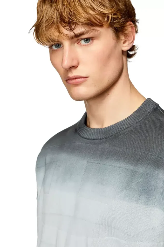 k-nevil Pull dégradé avec logo oversize
