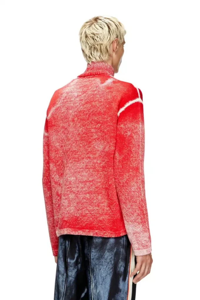 k-oliba-jkt Cardigan zippé à rayures imprimées à l&rsquo;intérieur