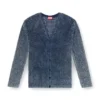 k-redram Cardigan en maille denim
