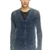 k-redram Cardigan en maille denim
