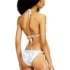 kate-d-core Haut de bikini avec imprimé graphique pied-de-poule