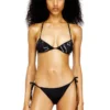 kate-d-core Haut de bikini à imprimé graphique