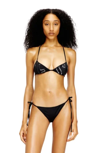 kate-d-core Haut de bikini à imprimé graphique
