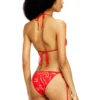 kate-d-core Haut de bikini à imprimé graphique