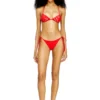 kate-d-core Haut de bikini à imprimé graphique