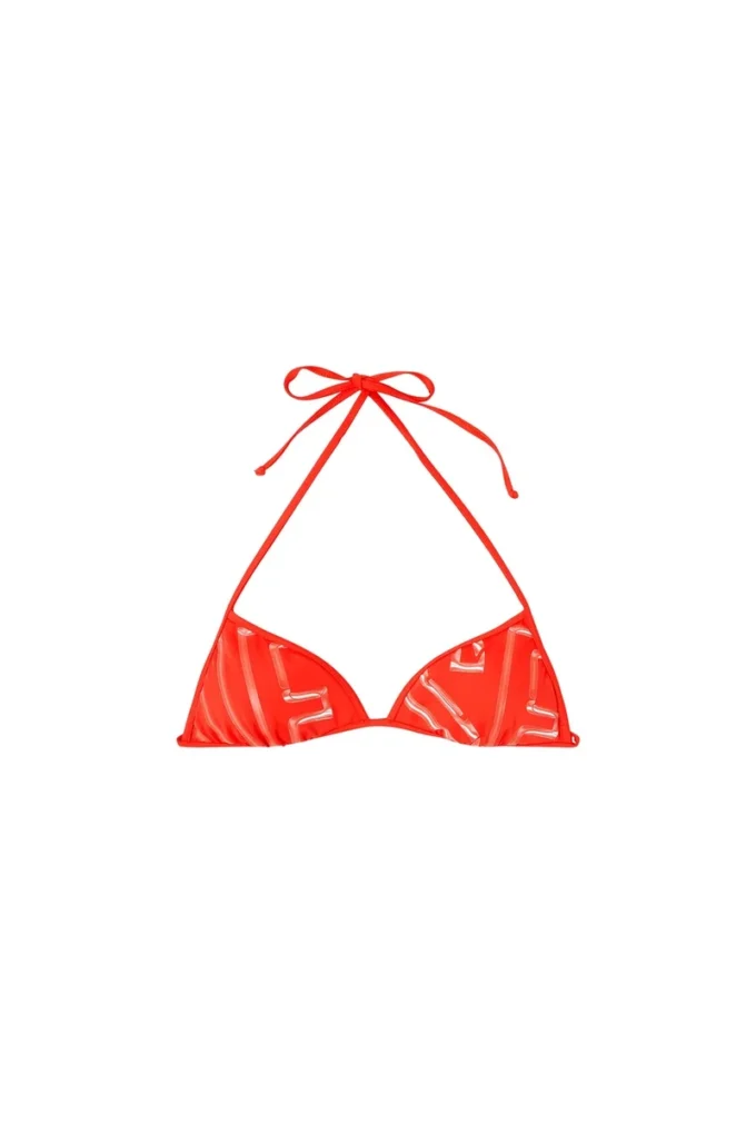 kate-d-core Haut de bikini à imprimé graphique