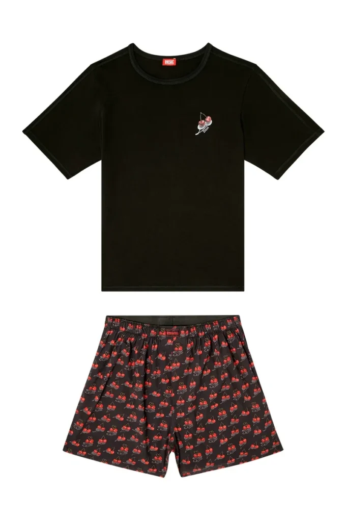 kit-james Ensemble pyjama en coton à imprimé intégral