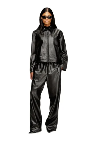 l-amar-fem-s2 Veste Coach en cuir