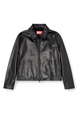 l-amar-fem-s2 Veste Coach en cuir