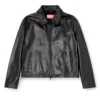 l-amar-fem-s2 Veste Coach en cuir