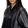 l-ilyan Blouson aviateur en cuir