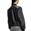 l-ilyan Blouson aviateur en cuir