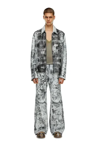 l-pylon-a Blouson en cuir traité
