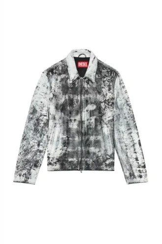 l-pylon-a Blouson en cuir traité