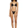 luna-dnm Soutien-gorge triangle en microfibre avec cristaux