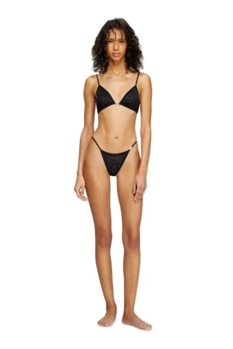 luna-dnm Soutien-gorge triangle en microfibre avec cristaux