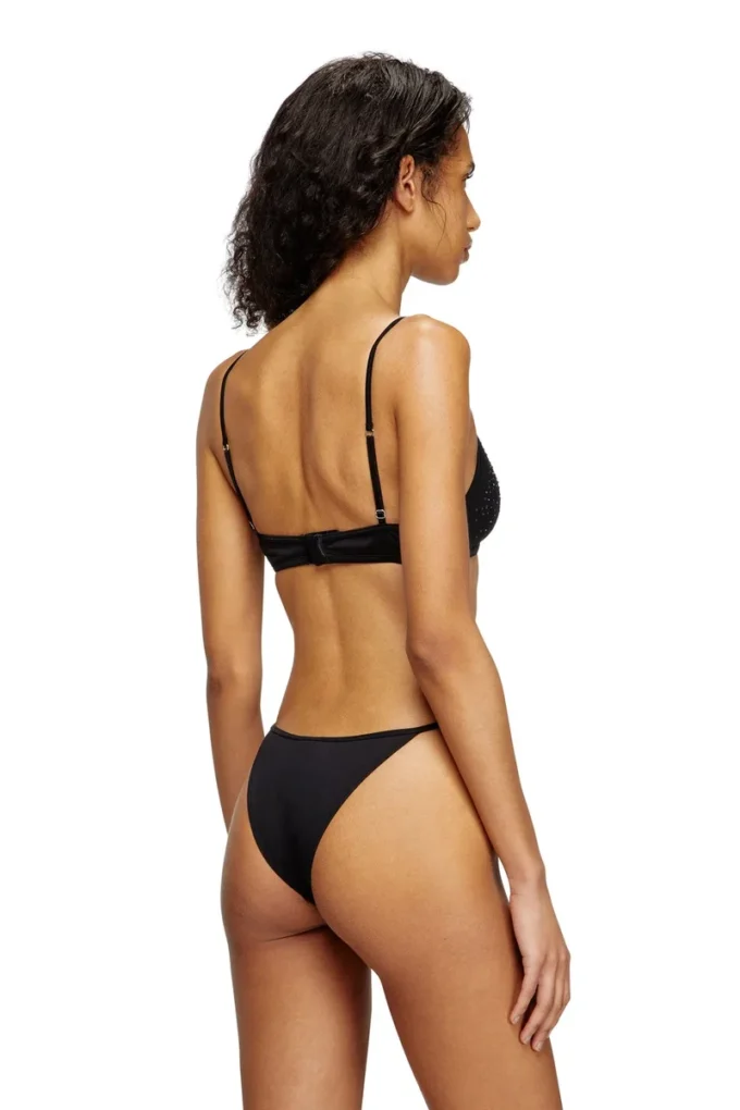 luna-dnm Soutien-gorge triangle en microfibre avec cristaux
