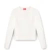 m-alinesa Pull en laine avec logo découpé