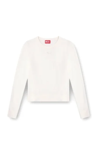 m-alinesa Pull en laine avec logo découpé