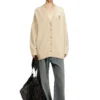 m-areela Cardigan en laine et alpaga mélangés