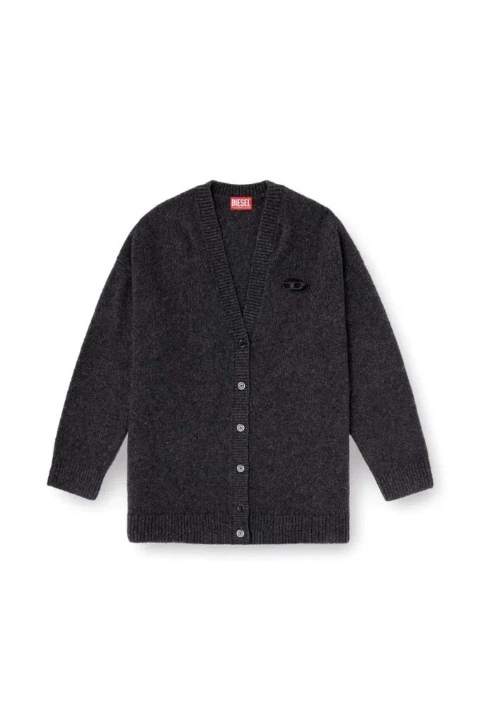 m-areela Cardigan en laine et alpaga mélangés