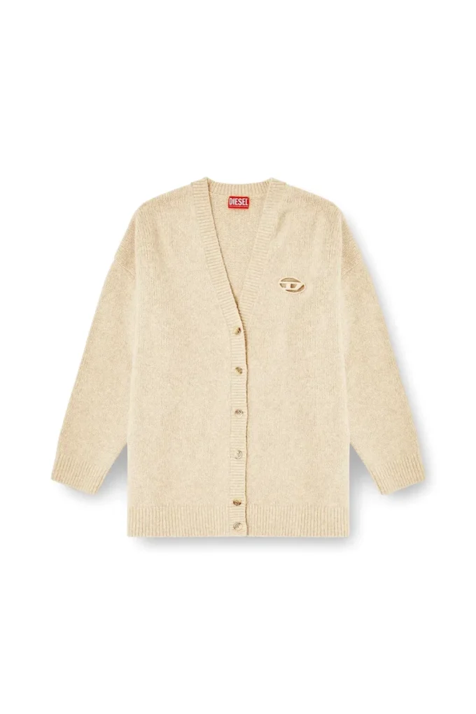 m-areela Cardigan en laine et alpaga mélangés