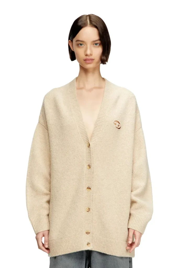 m-areela Cardigan en laine et alpaga mélangés