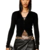 m-arte Cardigan en laine et cachemire