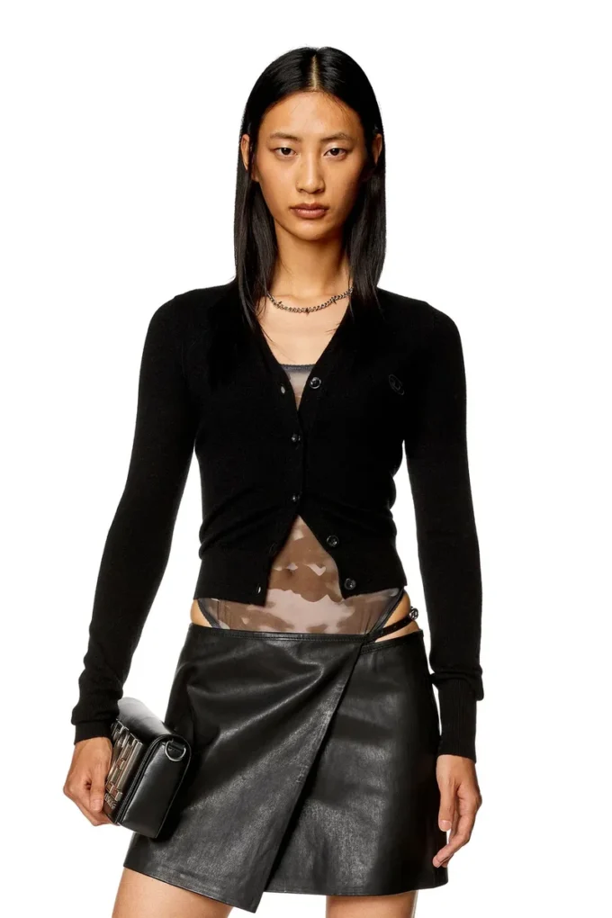 m-arte Cardigan en laine et cachemire