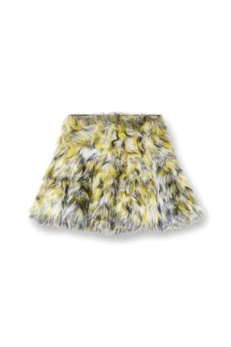 m-astrella Mini-jupe en maille jacquard moelleuse