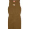 m-caddix Robe sans manches en maille côtelée