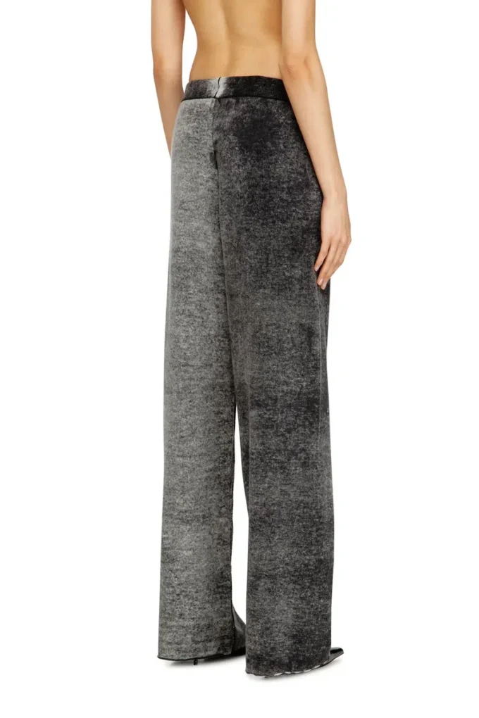 m-honorine Pantalon de survêtement en laine tricotée à imprimé inversé m-honorine Pantalon de survêtement en laine tricotée à imprimé inversé
