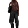 m-marcellette Pull demi-zip à effet vieilli