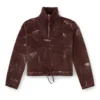m-marcellette Pull demi-zip à effet vieilli
