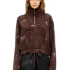 m-marcellette Pull demi-zip à effet vieilli