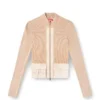 m-melissa Cardigan zippé avec poches cargo en denim