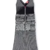 m-melti Robe midi en maille avec poches contrastées