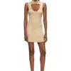 m-oloni-short Mini-robe en laine avec empiècement