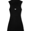 m-oloni-short Mini-robe en laine avec empiècement
