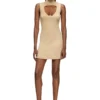 m-oloni-short Mini-robe en laine avec empiècement