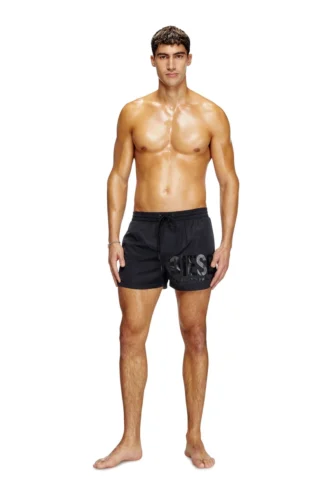 mario-34-d-core Short de bain avec logo imprimé